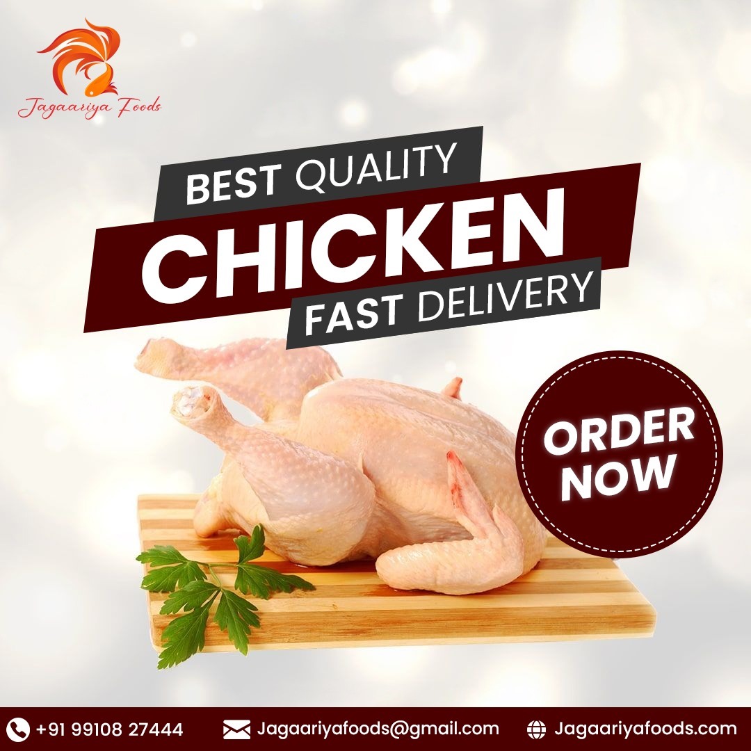 Jagaariyafoods's tweet image. 📞 +91 99108 27444
📧 Jagaariyafoods@gmail.com
🌐 Jagaariyafoods.com

#JagaariyaFoods #FreshChicken #ChickenDelivery #BulkSupply #OrderNow
