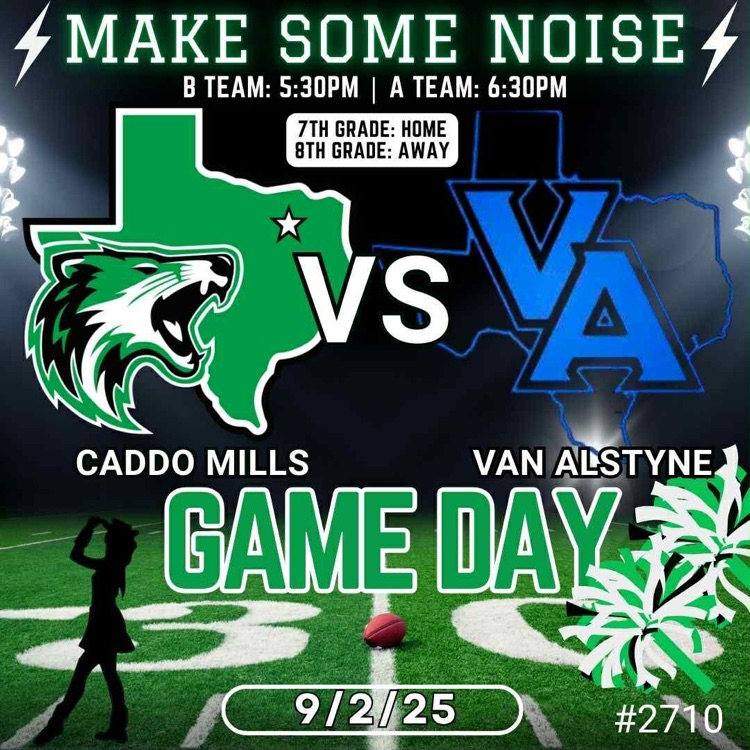 CMMSFoxes's tweet photo. Hey Fox Football Fans 🏈🦊
Come cheer on our 7th Grade CM Foxes TONIGHT @ 5:30 PM— as we take on Van Alstyne at Ed Locker Stadium.
Let’s pack the stands, support our foxes, and give love to our awesome Drill Team and Cheerleaders!
8th grade team plays away so send them good vibes https://t.co/jAH6p5J1mL