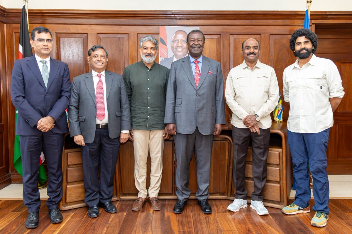 Musalia W Mudavadi (@musaliamudavadi) on Twitter photo Kenya this past fortnight became the stage for one of the world’s greatest filmmakers, <a href="/ssrajamouli/">rajamouli ss</a>, the visionary Indian director, screenwriter, and storyteller whose works have captured the imagination of audiences across continents.
Rajamouli, with a career spanning over two Kenya this past fortnight became the stage for one of the world’s greatest filmmakers, <a href="/ssrajamouli/">rajamouli ss</a>, the visionary Indian director, screenwriter, and storyteller whose works have captured the imagination of audiences across continents.
Rajamouli, with a career spanning over two
