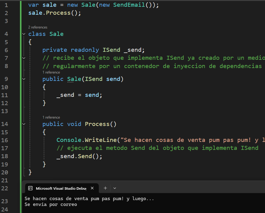 powerhdeleon's tweet photo. Mucho dev no entiende el poder de depender de abstracciones en sus reglas de negocio, y no tener directamente las funcionalidades ahí codificadas.

El depender de abstracciones te permite modificar tus reglas de negocio, sin depender de utilidades.

Entender esto es fundamental. https://t.co/LKnYW7DjpW