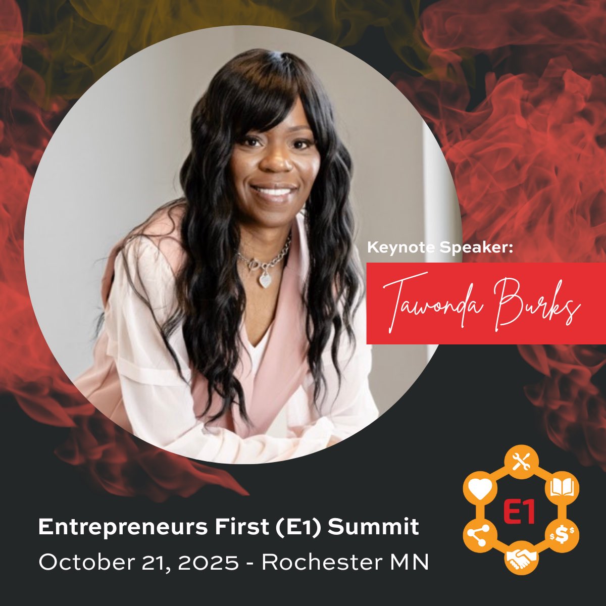 We are pleased to announce that Tawonda Burks will deliver the keynote at the 2025 E1 Summit &amp; Expo in Rochester on October 21! 

She will set the tone for a day dedicated to bold ideas, innovative thinking, and entrepreneurial energy.

ignitemn.org/2025-entrepren…
#Entrepreneurship