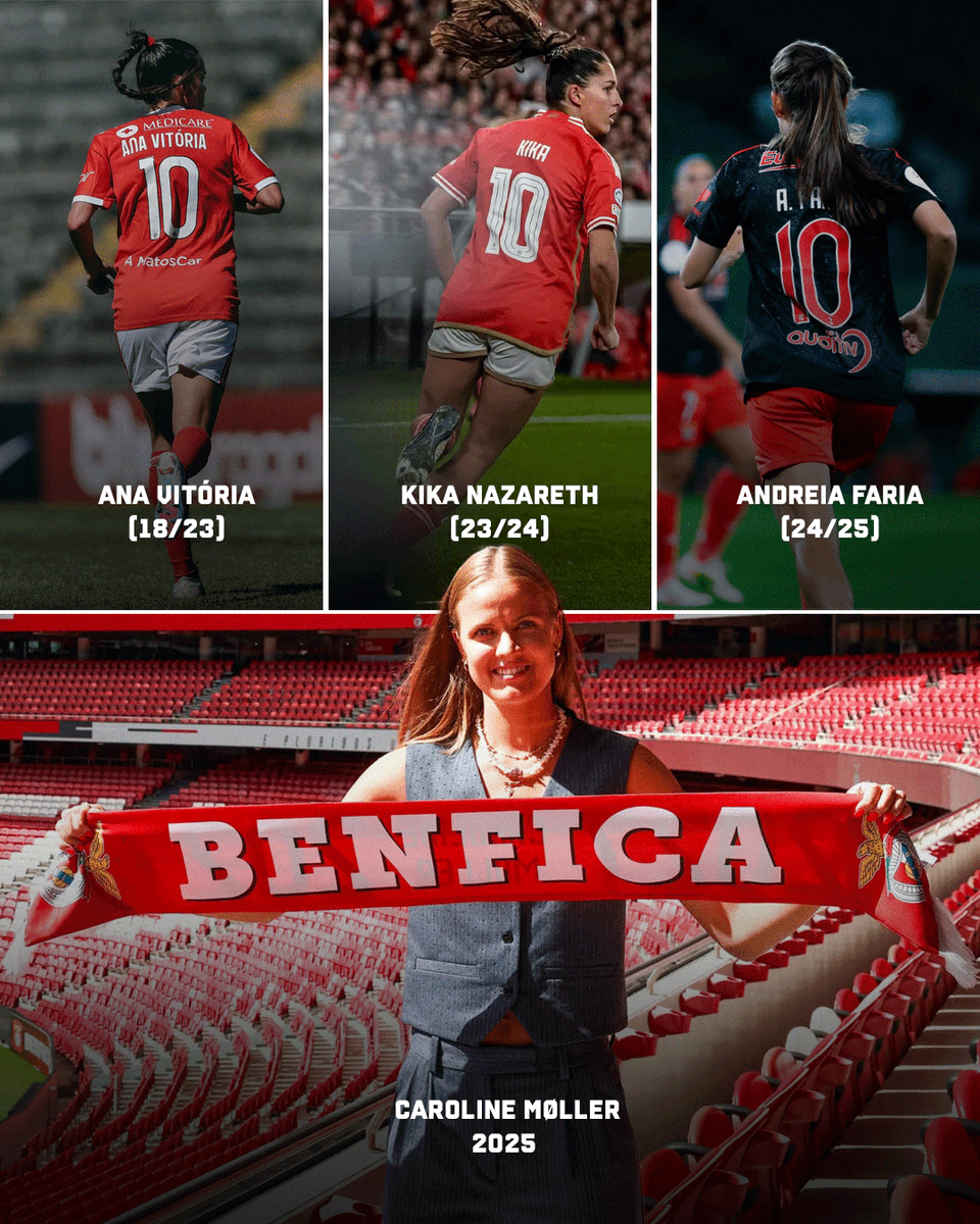 A historia da 𝒄𝒂𝒎𝒊𝒔𝒂 10, vai continuar nas costas de Caroline Møller 🔟 🦅