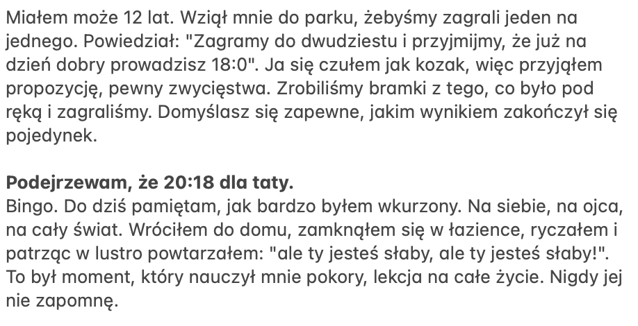Jan Urban jakiego nie znacie. Opowiada <a href="/UrbanPiotrek/">Piotrek Urban ツ</a> 

👉Dlaczego do dziś nie kupił wymarzonego auta?
👉 Czemu porozrzucał kiedyś ciuchy syna po ogrodzie? 👉Kiedy miał kryzys w pracy?
👉 Co się działo w domu, gdy rozmawiał z PZPN?
<a href="/przeglad/">Przegląd Sportowy</a> 
TUTAJ: przegladsportowy.onet.pl/pilka-nozna/re…