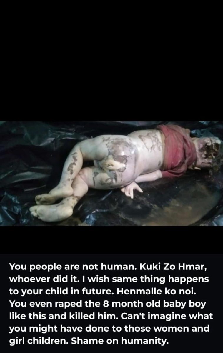 YumnamStephen's tweet photo. @diana_warep @PUCLindia @ThadouInpi_MN @mygovindia @mygovassam @manipurmygov 🚨Sources predicts, the deal between #PUCL &Kuki
Supermacist is in 8 Digits.
📌Thus, they didn't mention "JIRIBAM MASSACRE" in their Report, in which 6 members of a Meitei #IDP Family were Kidnapped, Raped, Brutally Tortured & Killed by #Kuki #Militants & #Narco #Terrorist https://t.co/c2CFapjps4