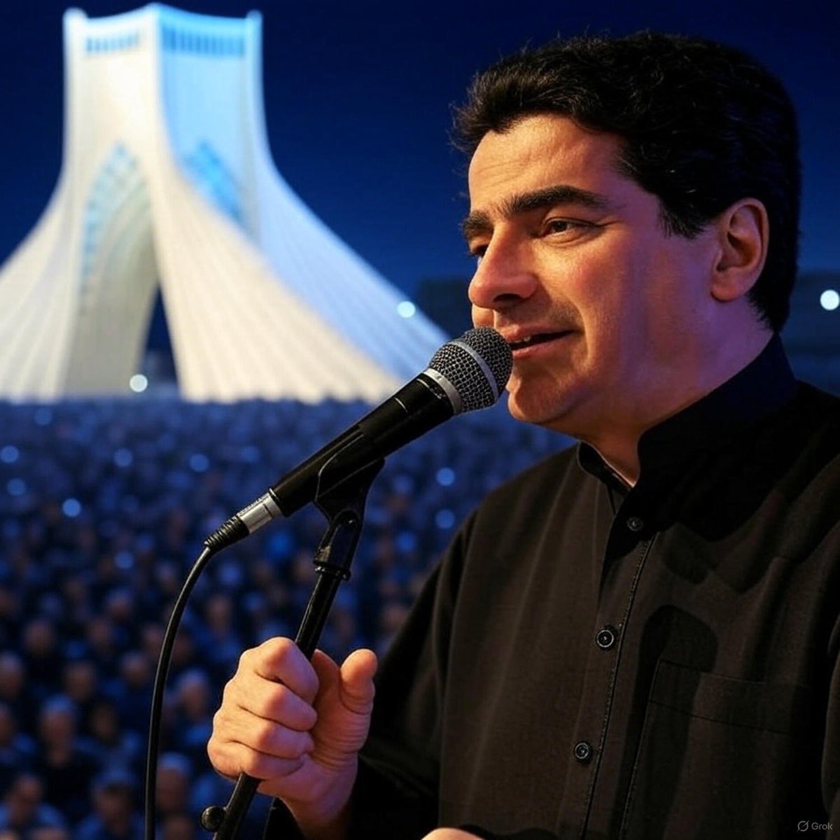 amirrezaazadeh1's tweet image. میدان آزادی، جمعه شب شاهد بزرگترین کنسرت خیابانی ایران با صدای #همایون_شجریان خواهد بود.
قرار است تهران ساعات خوشی را با فخر موسیقی کشور تجربه کند!