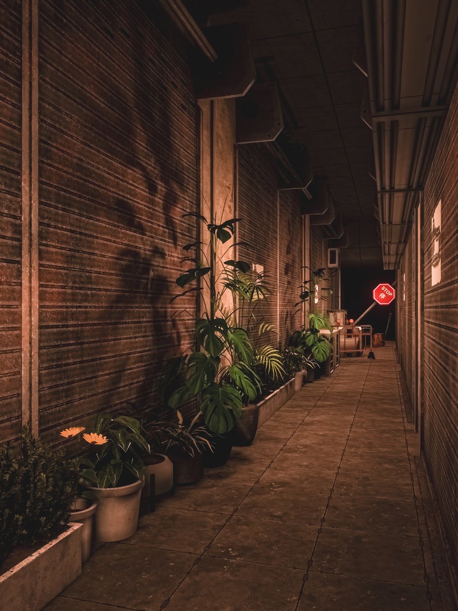 Hidden In A Dark Alley : A Place Of Rest And Sleep
暗い路地に隠れて：休息と眠りの場所

World : EEPY
Author : オーゼンOzen

World URL :
vrchat.com/home/world/wrl…

#VRChat_world紹介 #Neo写真