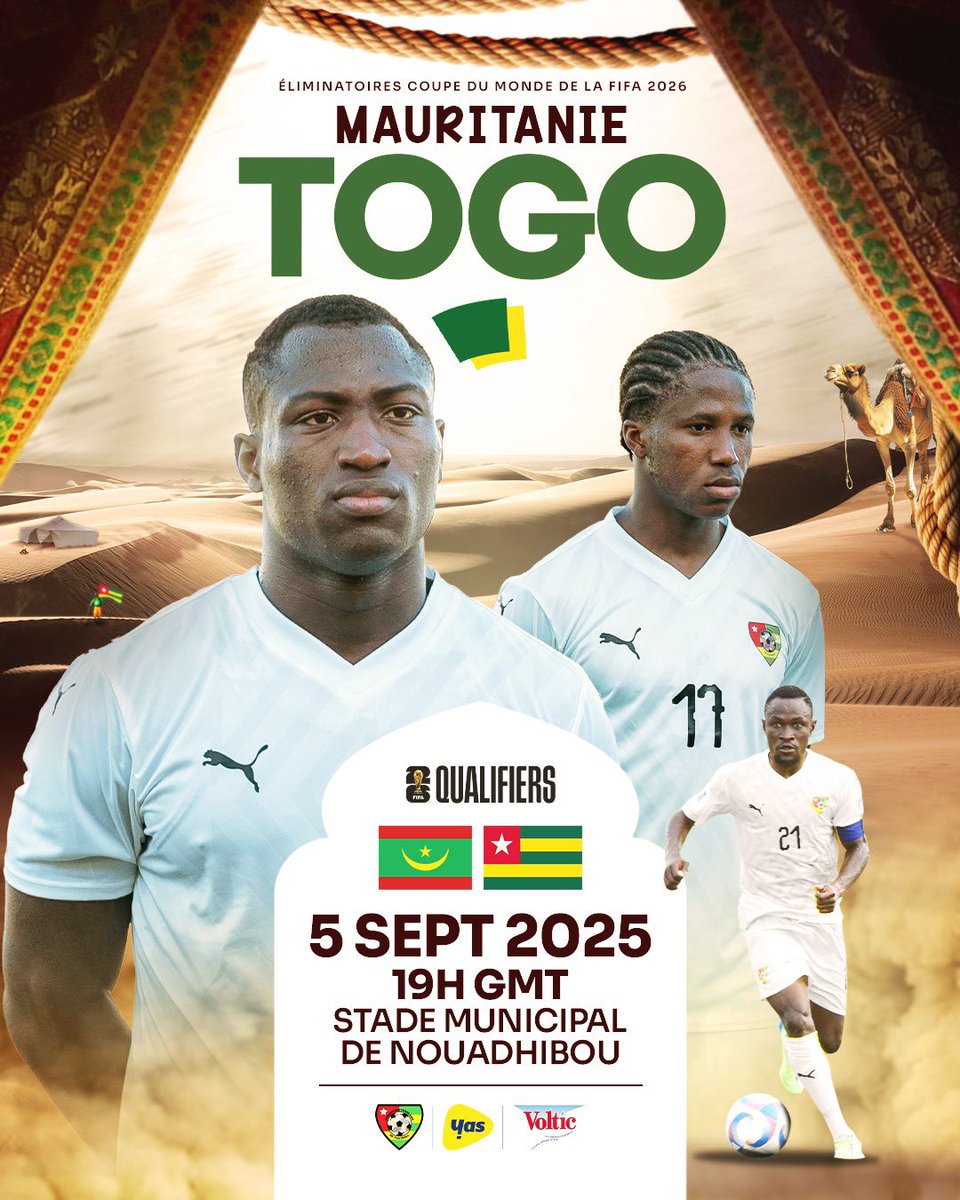 pure32780's tweet photo. Nos champions sont de retour 🔥. Premier match de ce rassemblement le vendredi 05 contre les Mourabitounes en terre mauritanienne. Vamos à nos #Eperviers rapportez nous la victoire✌🏾💪🏾
#Togo #FTF #Victore #fypシ゚viral https://t.co/KUWEdLBVbX