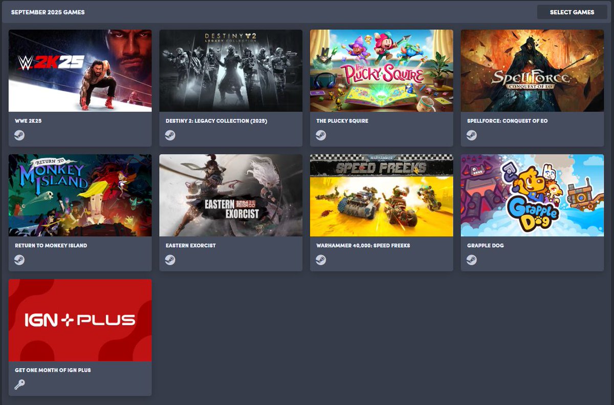 Humble Choice September Bundle is up ($14.99) buff.ly/gDyiGHx #ad