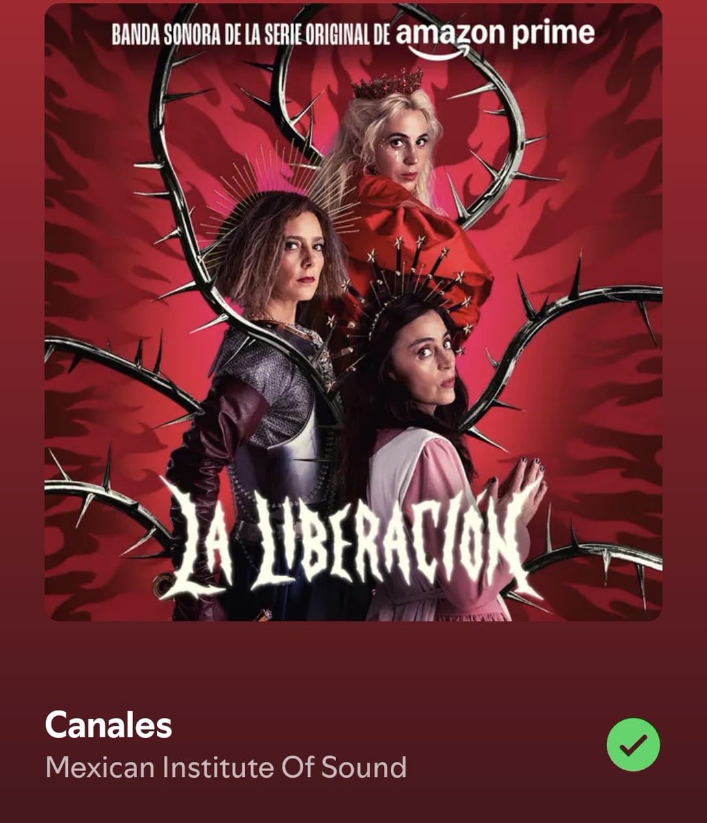 David Byrne incluyó un track del score de 𝑳𝒂 𝑳𝒊𝒃𝒆𝒓𝒂𝒄𝒊ó𝒏 en la playlist para su boda.  

La música de la serie creada por Alejandra Márquez Abella está a cargo de Camilo Lara, con las voces de la dupla colombiana Las Áñez. 

🫀 bit.ly/3I0LBCD