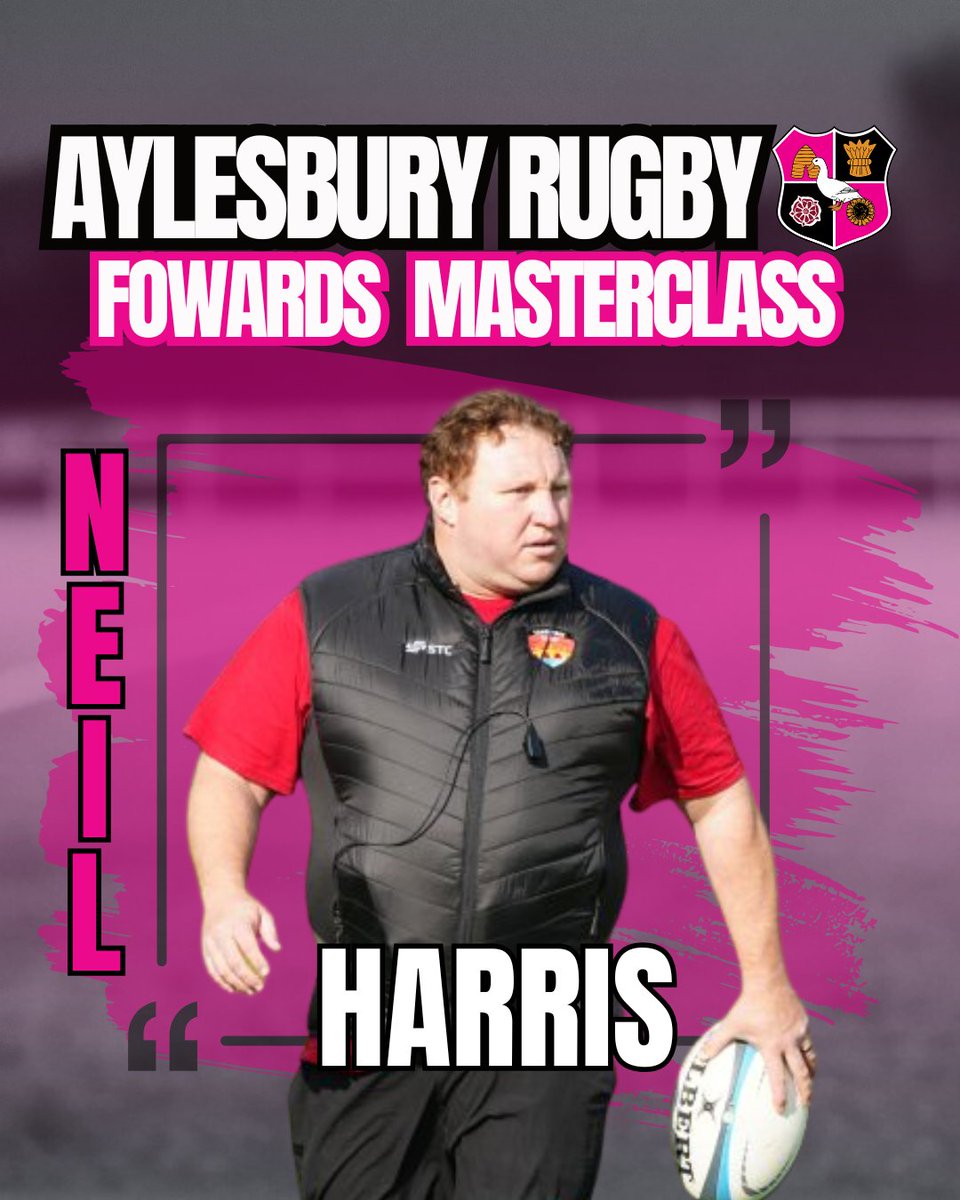 💥 Don't miss this! 💥  

📅 Thu, 4th Sept  
📍 Ostler’s Field  
🕑 18:45 - Presentation  
🕑 19:15 - Live Scrummaging  

Join us for insights from Neil Harris, a top Scrummaging/Set Piece Consultant! 🏉 

#AylesburyRugby #MagentaAndBlack #COYAs #GrassrootsRugby