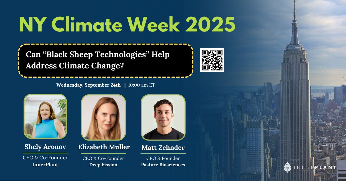 InnerPlant (@inner_plant) on Twitter photo Take a bite of bold technologies in the Big Apple 🍎
This month, we'll be at <a href="/ClimateGroup/">Climate Group</a>'s New York Climate Week! Register to hear how InnerPlant's genetically-engineered soybean sensors are helping tackle the climate crisis. 🌎
🔗 : lu.ma/87rz3do1#Clima…
#ClimateWeekNYC Take a bite of bold technologies in the Big Apple 🍎
This month, we'll be at <a href="/ClimateGroup/">Climate Group</a>'s New York Climate Week! Register to hear how InnerPlant's genetically-engineered soybean sensors are helping tackle the climate crisis. 🌎
🔗 : lu.ma/87rz3do1#Clima…
#ClimateWeekNYC