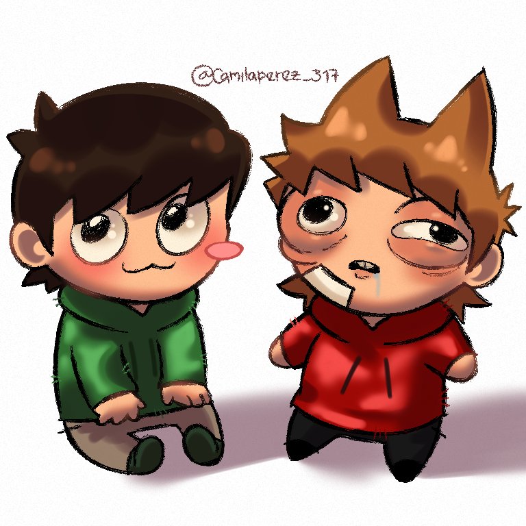 Me &amp; bestie 
#eddsworld #eddsworldedd #eddsworldtord #fanart #doodle