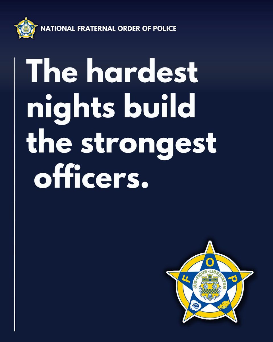 GLFOP's tweet photo. Every tough call, every sleepless shift, every challenge you’ve faced has shaped you into who you are today.
#StrongerEveryShift #FOPProud #PoliceStrength #ResilientInBlue #NeverQuit https://t.co/9WNOizGGkG
