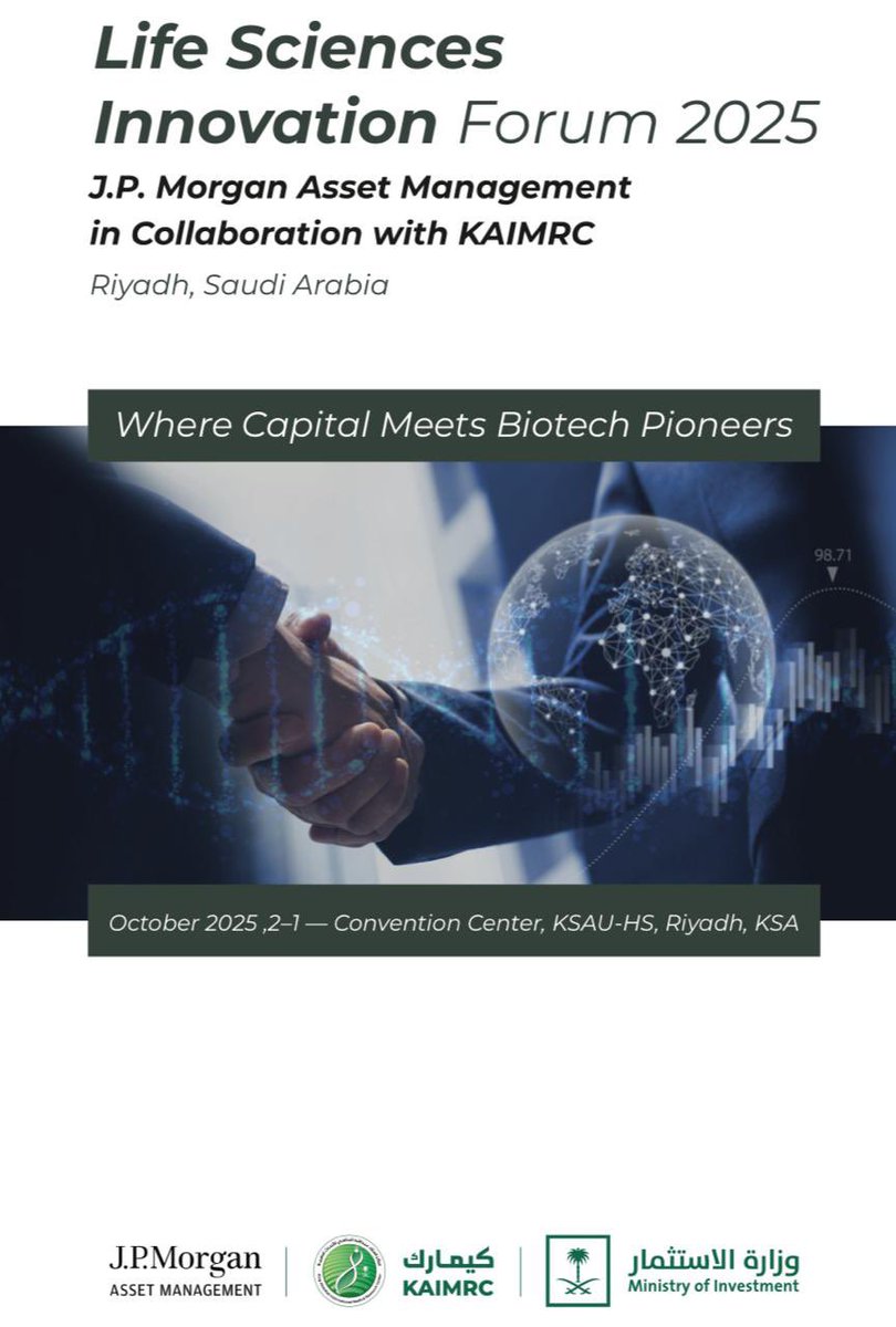 منتدى ابتكار علوم الحياة ٢٠٢٥ يقدم على مدار يومين محتوىً نوعيًا يشمل:
كلمات رئيسية من خبراء عالميين 📍
جلسات تفاعلية مع الهيئة العامة للغذاء والدواء، وزارة الاستثمار، ونيوم 📍
زيارات ميدانية، إعلانات شراكات، وفرص استثمارية واعدة 📍
مسابقة الشركات الناشئة بمشاركة ١٠ شركات مبتكرة