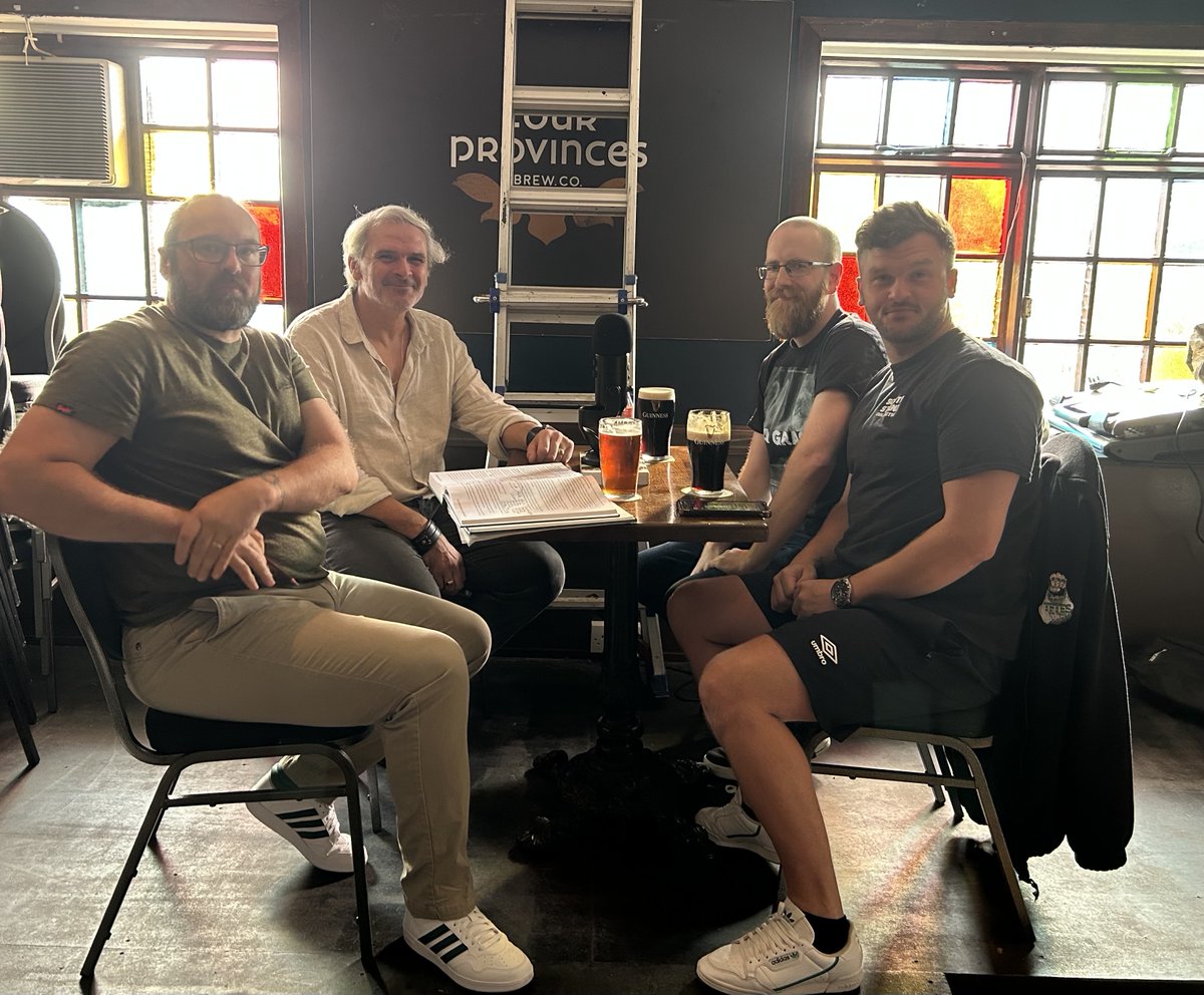 Highly enjoyable afternoon on Sat being in the audience for this interview with Pat Scully. It was fascinating to hear his reflections on Shamrock Rovers' only season in the First Division, a year that for many fans, including myself, is one of our favourites following the Hoops.