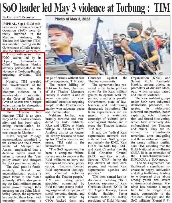 TheBlueHills (@thebluehills49) on Twitter photo ‼️”Armed with assault rifles, KNO cadres led by its Deputy Commander-in-Chief Thenthang Haokip actively participated in the violence at Torbung-Bangla, targeting civilians”‼️
#ThadouInpiManipur
<a href="/PUCLindia/">PUCL India</a> and #MHA India 🇮🇳, why are #KukiTerrorist that started the ‼️”Armed with assault rifles, KNO cadres led by its Deputy Commander-in-Chief Thenthang Haokip actively participated in the violence at Torbung-Bangla, targeting civilians”‼️
#ThadouInpiManipur
<a href="/PUCLindia/">PUCL India</a> and #MHA India 🇮🇳, why are #KukiTerrorist that started the