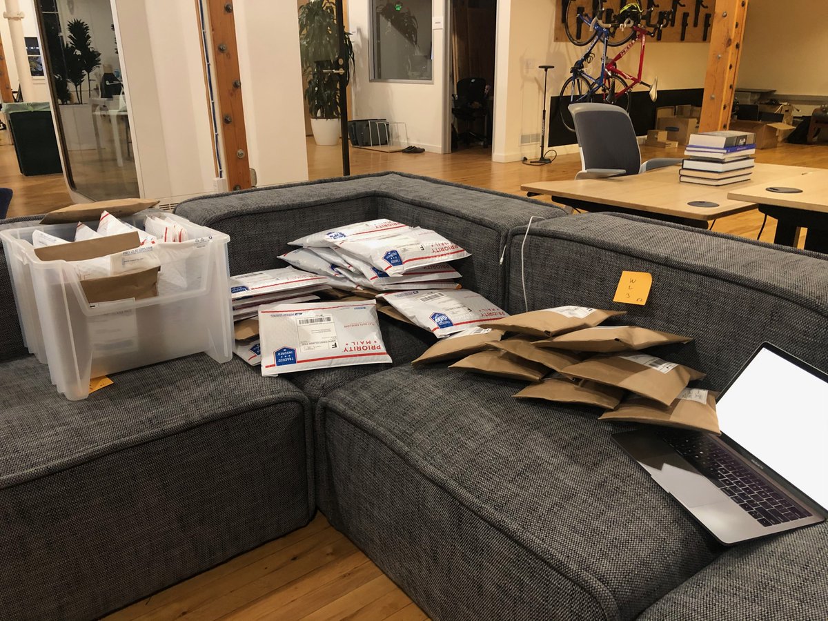 lowkey one of the best ways to advertise your startup is to make super high quality or fun swag and send it to your users. 

i remember manually sending out a few dozen t-shirts &amp; stickers to our customers in dec 2020. it was during the throes of covid, i was the only one at the