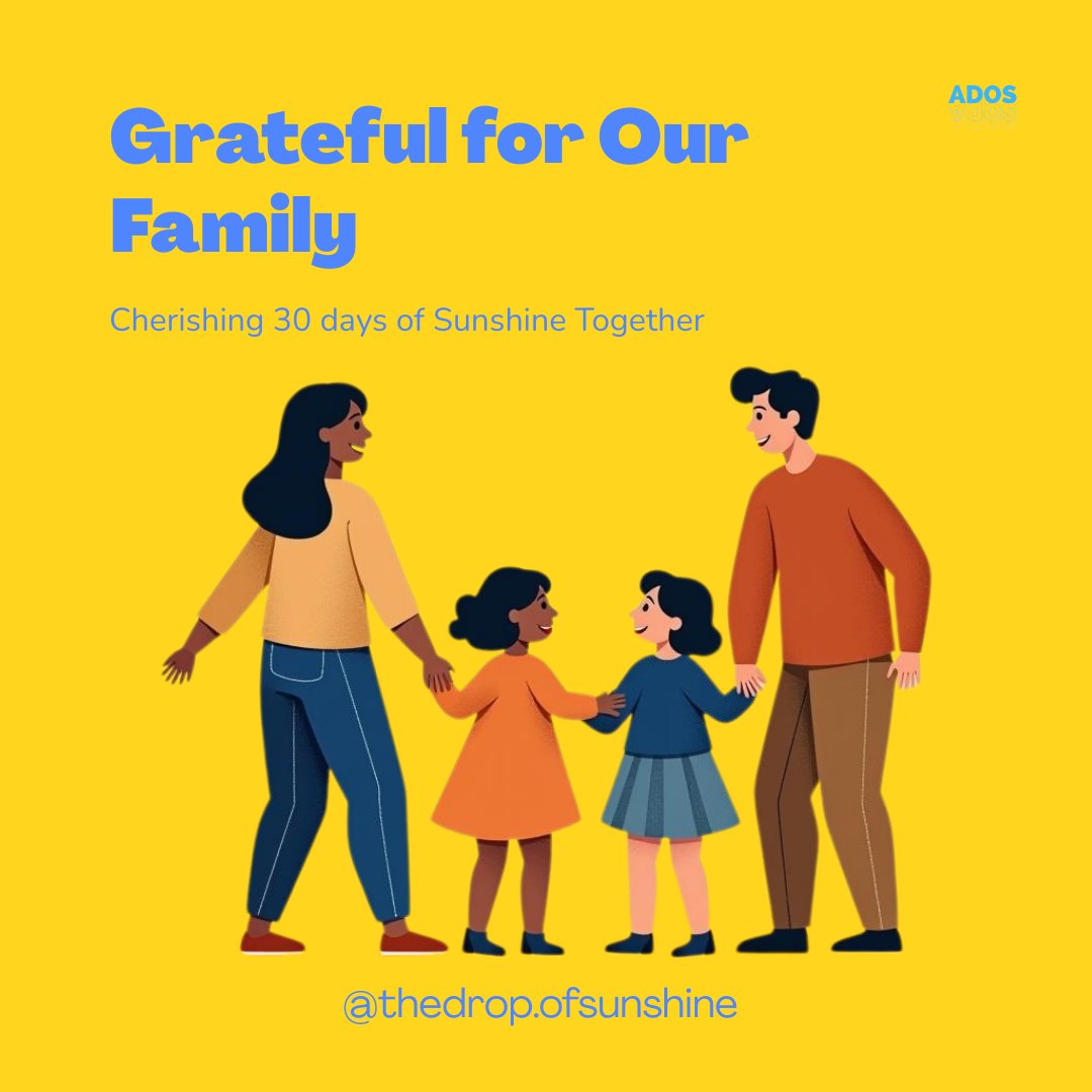 Grateful for the constant love of family ❤️ Who’s the one family member you appreciate deeply today? #GratitudeSeptember #thedropofsunshine
#30DaysOfSunshine #gratitude #thankful #september