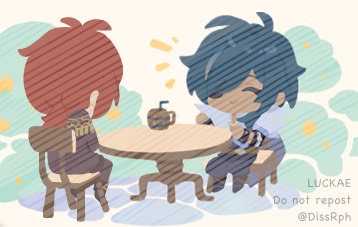 DissRph's tweet photo. You will get this secret art if you found NPC Diluc on the island. But it seem like most of you guys missed it so I share this to you. No need to thank me 😇

#luckae  #ディルガイ https://t.co/WzgYJqULje