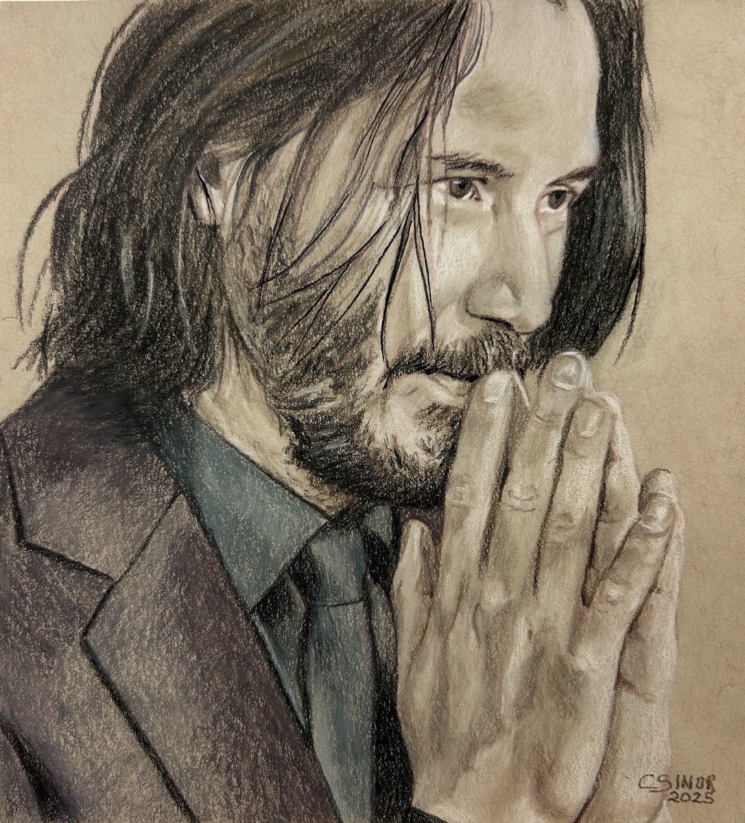 they call me Pencils (@cindysinor) on Twitter photo Happy 61st Birthday Keanu Reeves (my drawing ) Happy 61st Birthday Keanu Reeves (my drawing )