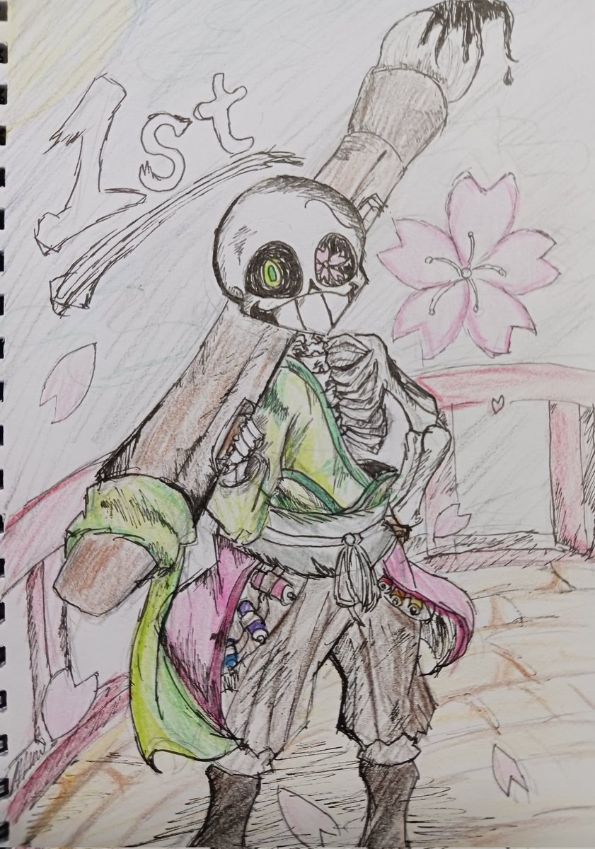 #undertaleAU 
#ink_jp
遅れましたが1stおめでとうございます！