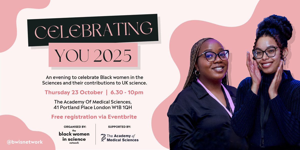 We’re thrilled to announce that Celebrating You is back this year! ✨

Join us on 23rd October at the <a href="/acmedsci/">Academy of Medical Sciences</a> for an evening dedicated to connection, celebration, and community.

🎟️ Free tickets: tinyurl.com/49x8tnxy

#CY2025