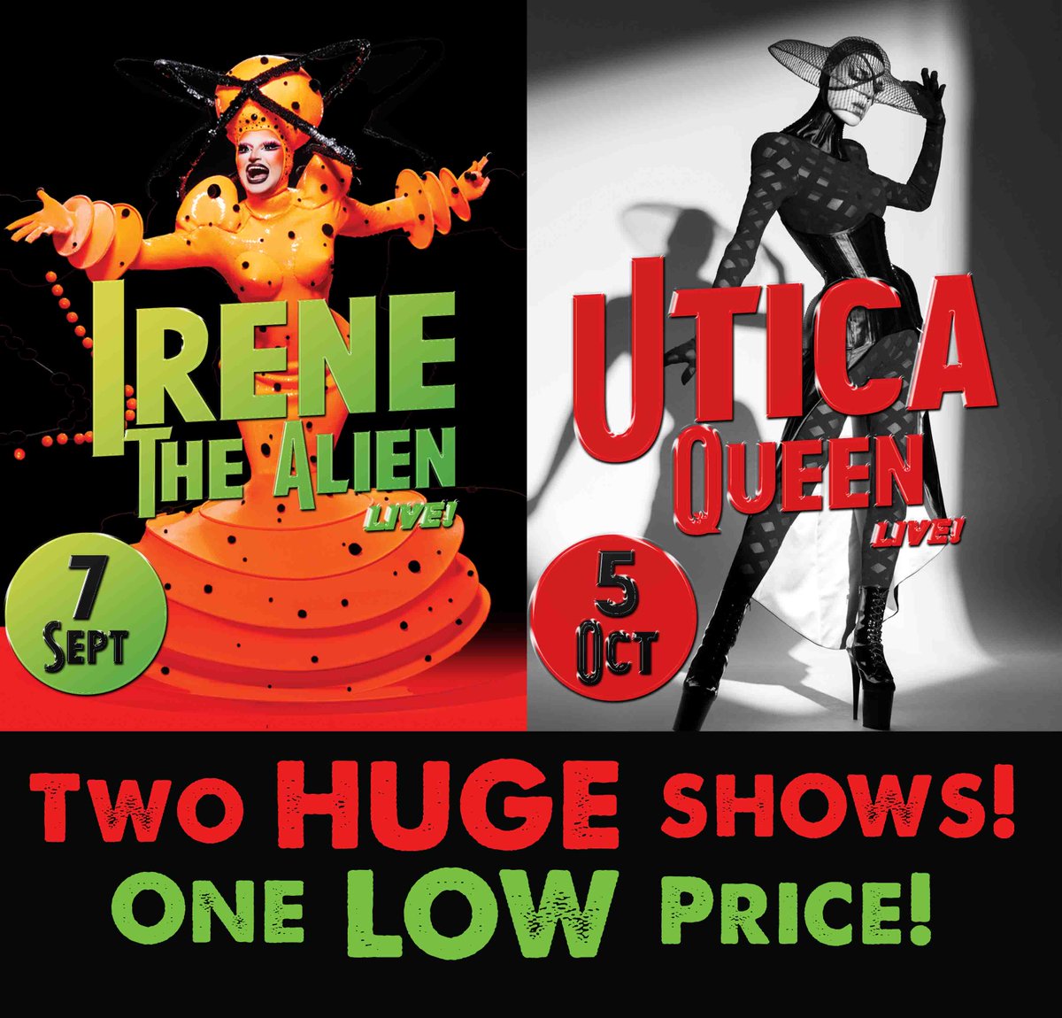 Five15royaloak's tweet image. Two Queens. Two Shows. One Fierce Deal. - mailchi.mp/five15/this-we…