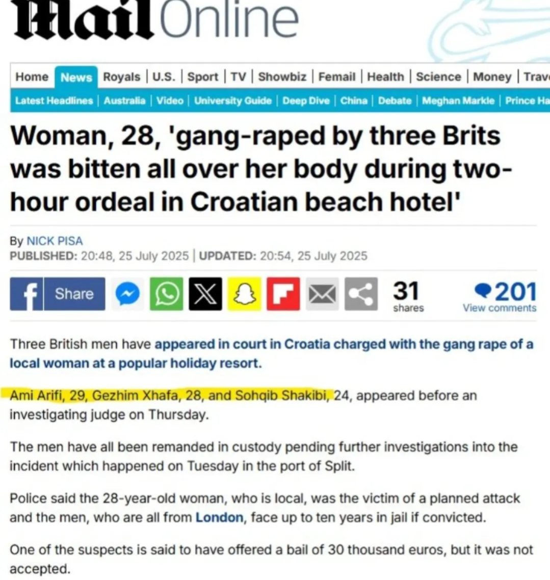 Can anyone else tell me what's wrong with the mails headline. 

MSM associates are the most vile cretinous humans alive.