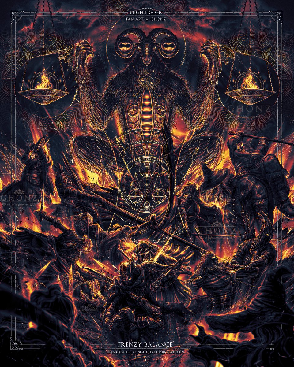 Frenzy Balance. 🔥〰️🔥
#libra #NIGHTREIGN  
Ode to Joy" plays in the background*