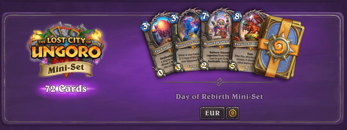 🎁Day of Rebirth Mini-Set Giveaway provided by <a href="/PlayHearthstone/">Hearthstone</a>, Thank you so much!💖
📈To join the giveaway:
👍LIKE
➿Share
✅Follow me <a href="/Christian_HS_/">Christian</a> 
💬Comment your favorite Hearthstone Content creator of all time!
🍀Good luck!