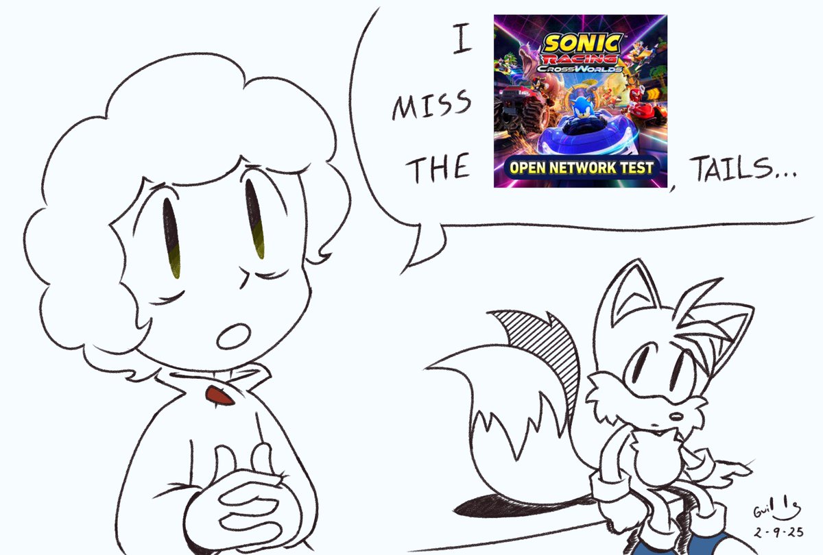 I miss it a lot (it's only been 13 hours since it closed)

#SonicRacingCrossWorlds