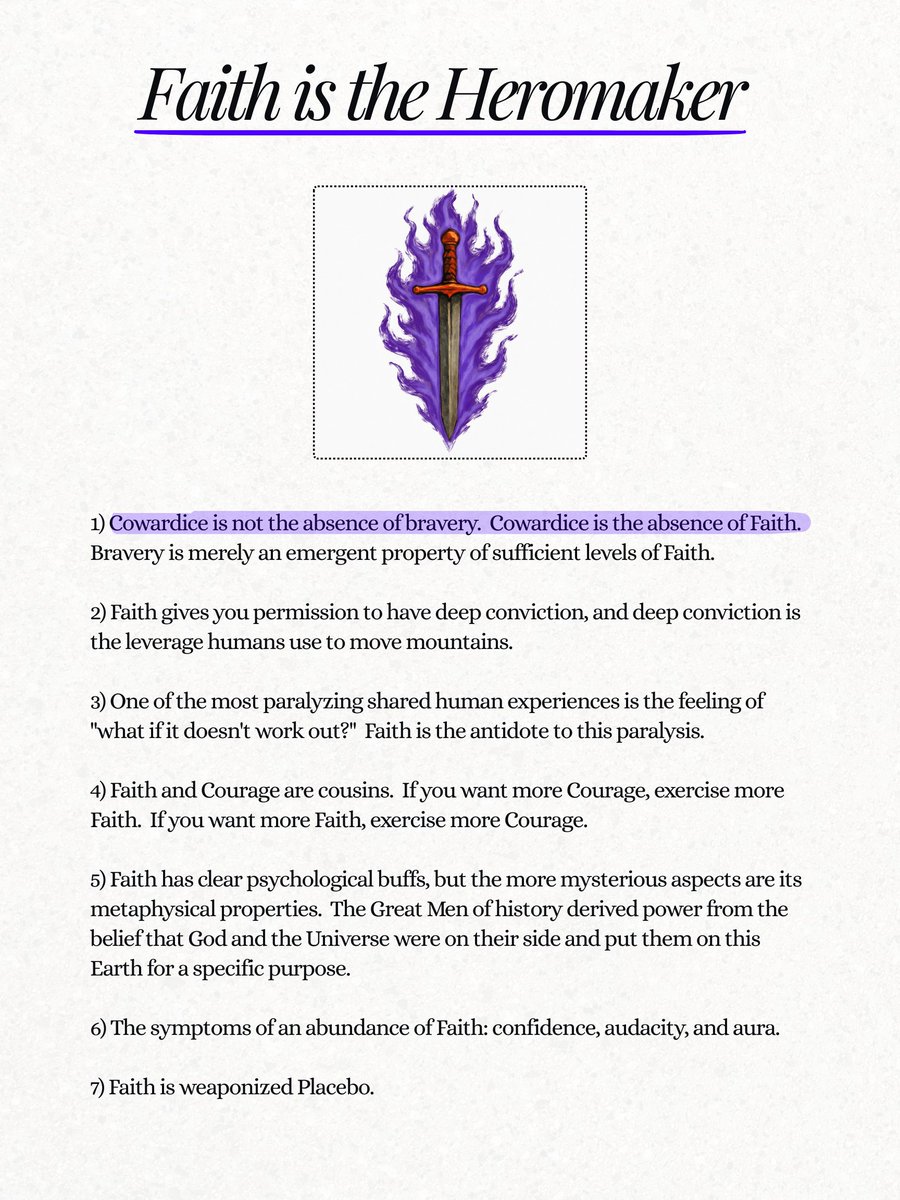 faith is the heromaker //