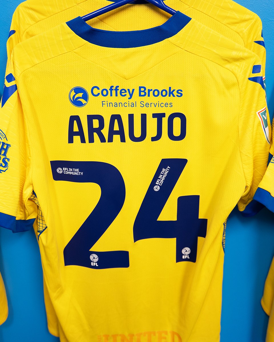 Two milestones under the lights this evening, Ronnie Harvey with his first senior start and a U's debut for Harvey Araujo.

#ColU | #WeAreUnited