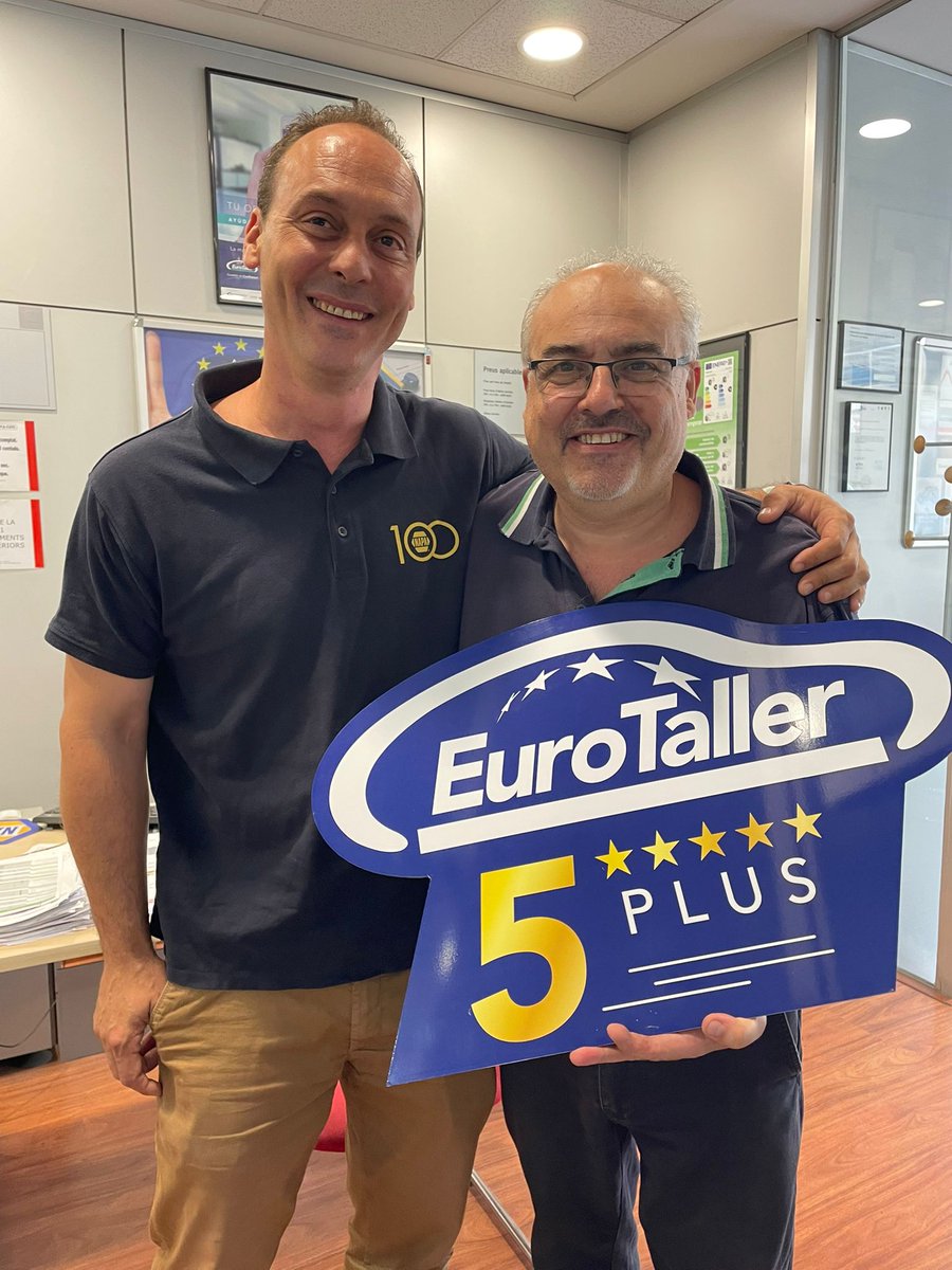 Egarwagen es… un <a href="/EUROTALLER/">EuroTaller</a> Plus 5 Estrellas ⭐⭐⭐⭐⭐ 
Así lo acredita la placa oficial  que reconoce el cumplimiento de los más altos estándares en el mercado de la reparación de automóviles por parte de este #EuroTaller ubicado en Terrassa vinculado a <a href="/RecambiosGaudi/">Recambios Gaudi</a>.