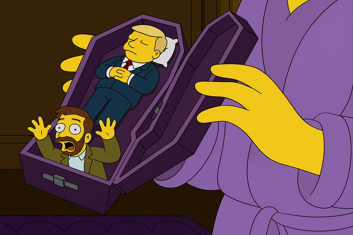 ScribeLumpy's tweet image. Remember how The Simpsons seems to predict all sorts of things? 

We can only hope the trend continues. Sorry JD, your fate is sealed…

Clown cult 🤡