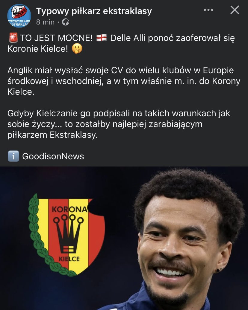 Jeśli jest w tym jakiekolwiek ziarenko prawdy, a mówili, że szukają kogoś na dziesiątkę to panie prezesie proszę wyciągać zaskórniaki