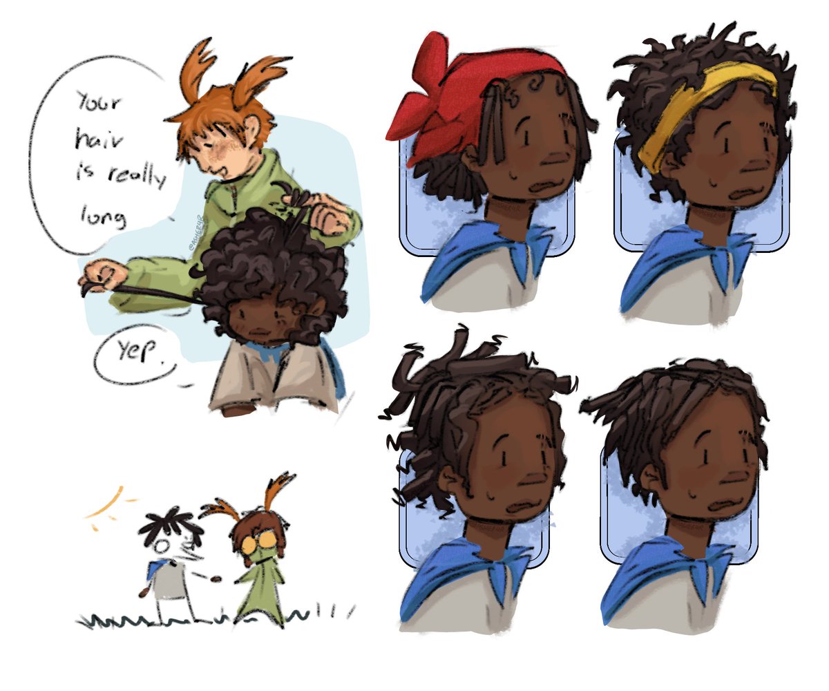 i was experimenting with low's hair #littlenightmaresiii