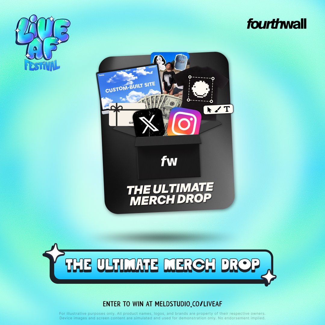 Meld Studio (@streamwithmeld) on Twitter photo WIN THE ULTIMATE <a href="/Fourthwall/">Fourthwall</a> MERCH DROP!
💻 Custom Fourthwall Site
👕 Fully Designed Merch Collection
📣 Social Media Features
💬 Two 1:1 Strategy Calls
💸 $300 in Sample Credit
🎁 $200 Merch Giveaway on launch day
Repost and sign up! Entries close Friday 12pm ET WIN THE ULTIMATE <a href="/Fourthwall/">Fourthwall</a> MERCH DROP!
💻 Custom Fourthwall Site
👕 Fully Designed Merch Collection
📣 Social Media Features
💬 Two 1:1 Strategy Calls
💸 $300 in Sample Credit
🎁 $200 Merch Giveaway on launch day
Repost and sign up! Entries close Friday 12pm ET