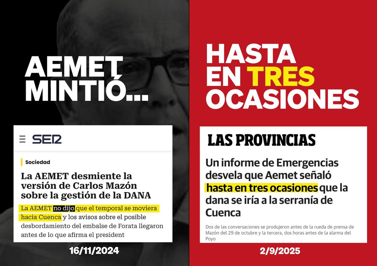 🔴 El jefe de la AEMET mintió.

#SanchismoEnEstadoPuro