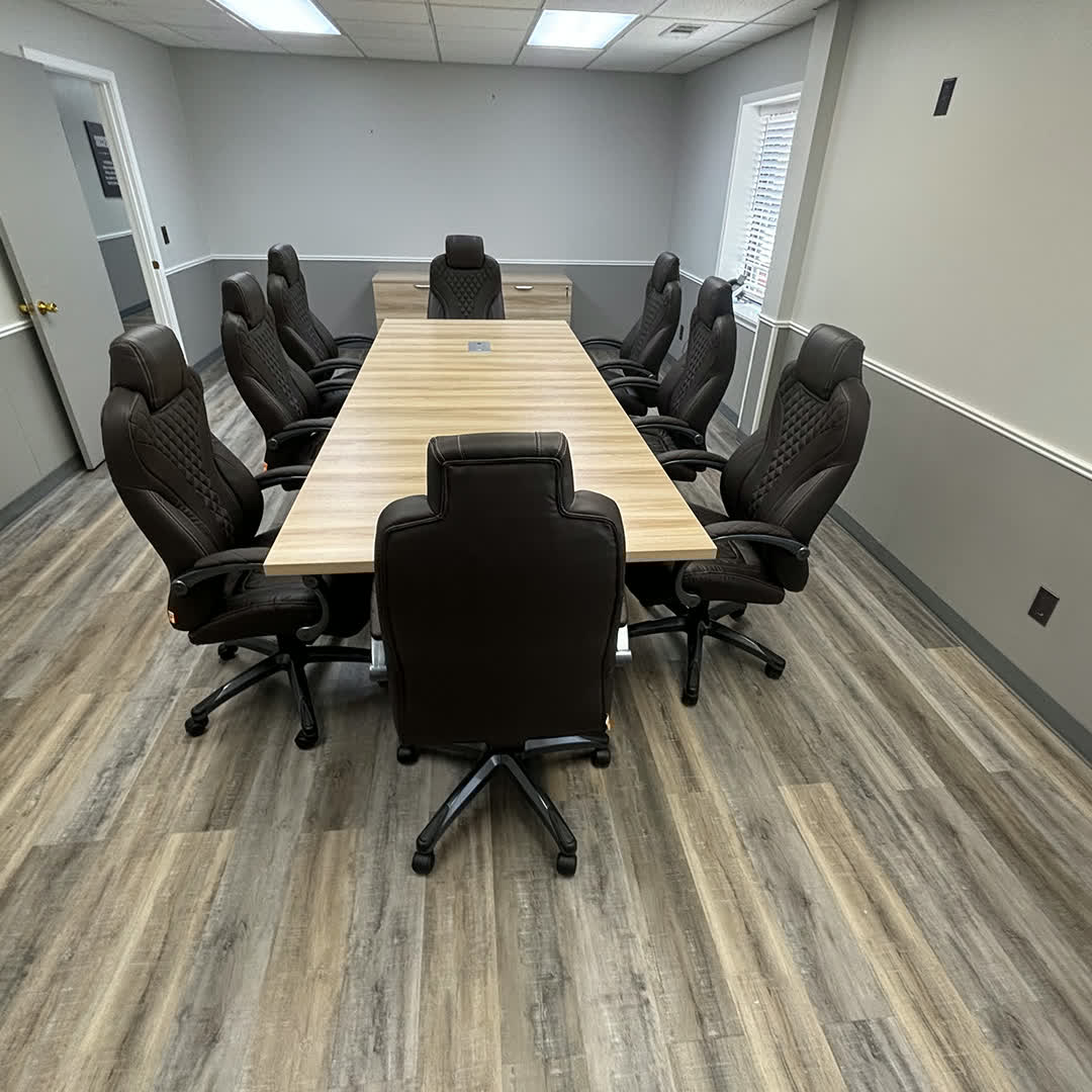 This customer needed a larger table that had to be ordered.....He chose an OFW Direct color so he was able to get his matching conference credenza + his chairs at FACTORY DIRECT PRICES! 

There are so many ways to save with OFW.  Call or message one of our sales reps today an...!