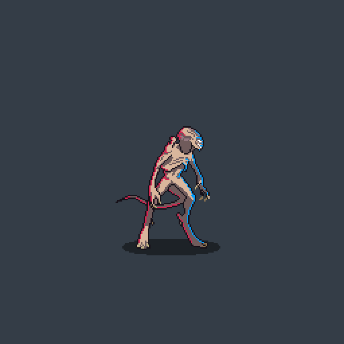 Resacality's tweet photo. Pumpkinhead #pixelart https://t.co/CRlRPLu71U