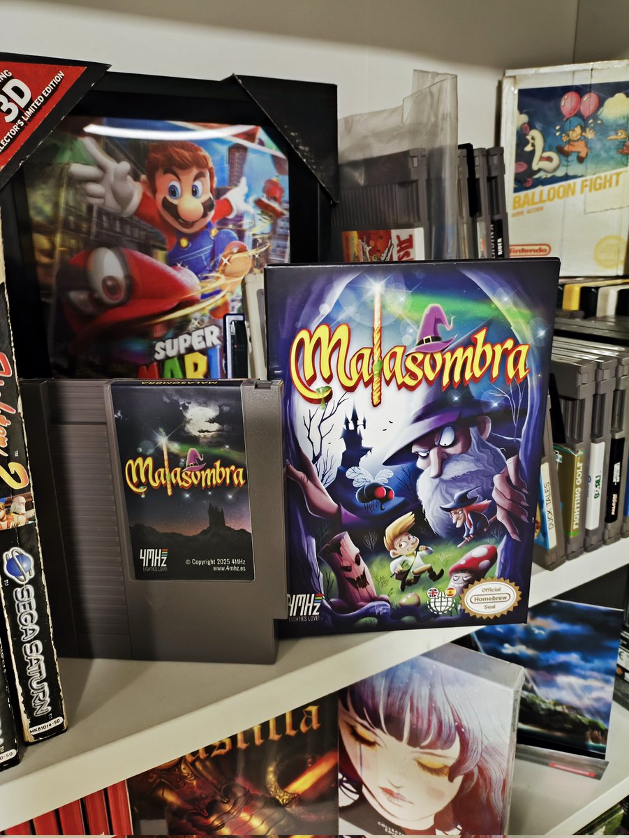 Y está aquí , ya llegó... Malasombra <a href="/4mhz_es/">4MHz.es</a> Aunque hubiese preferido que el juego fuese para  Sega Máster System, la NES tampoco está mal 😆