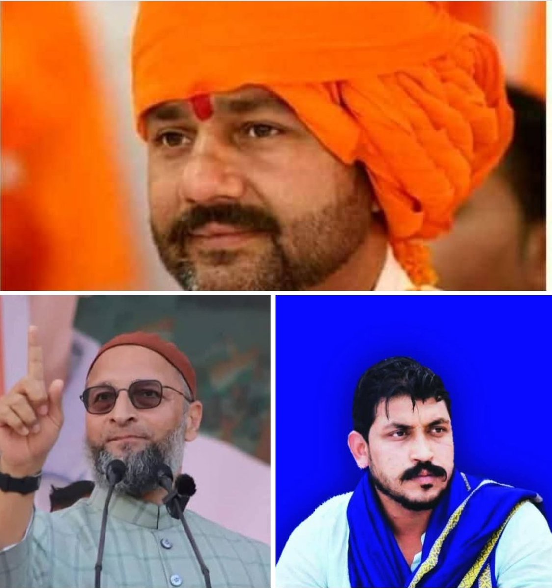 ✊जब राजपूत, दलित और मुसलमान मिलेंगे – बिहार में नई राजनीति खिलेंगे।
शेर सिंह राणा – चंद्रशेखर आज़ाद 'रावण' असदुद्दीन ओवैसी का संभावित गठबंधन
बिहार में राजपूत, दलित और मुस्लिम – तीनों वर्ग मिलकर लगभग 40% से अधिक वोट बैंक पर असर डाल सकते हैं