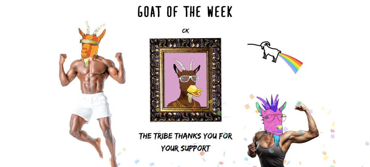 adaGOATS's tweet photo. 🚨🐐 GOAT OF THE WEEK ALERT 🐐🚨

Big thanks to our amazing tribe for all the support and endless vibes! 💯

This week’s GOAT of the Week is @Cyl3ntKings 
Your energy keeps the herd strong and the vibes unlimited. Stay goated, fam! 🤝🔥
