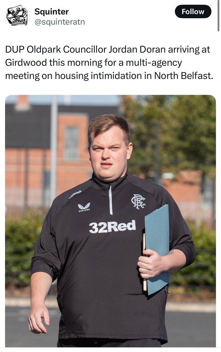 Jamie Bryson tweet media