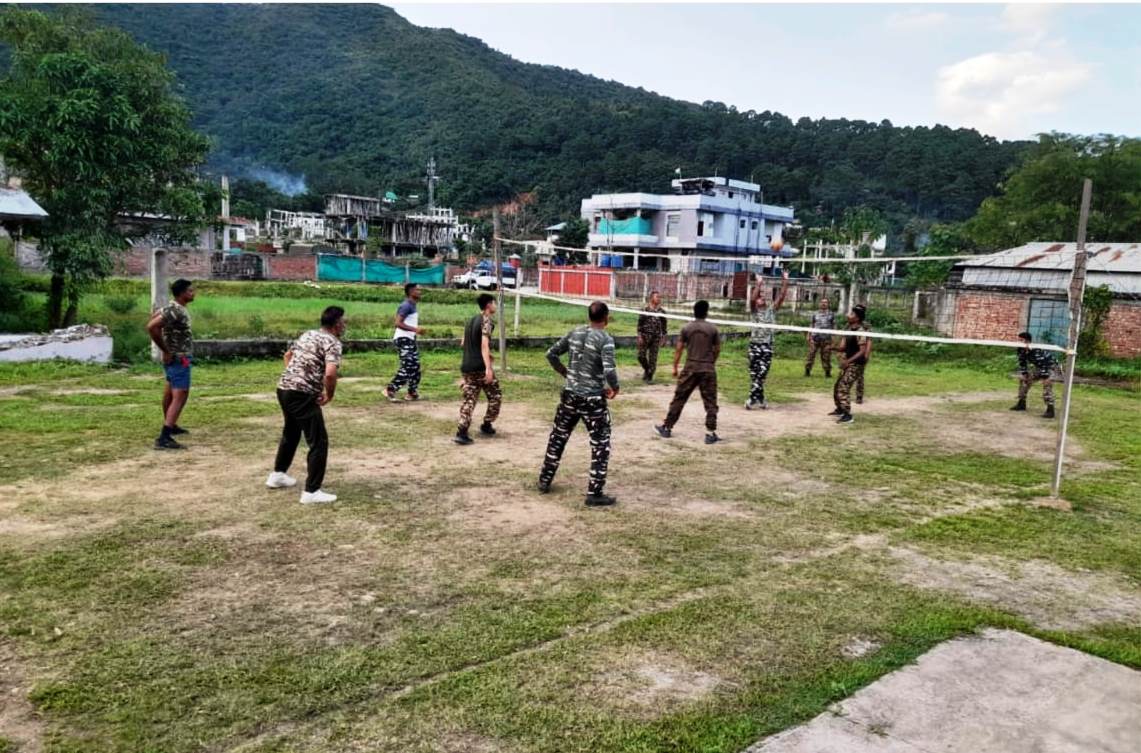co189_bn's tweet image. T-202553- &quot;If you can believe it, the mind can achieve it&quot;. evening activities 189 Bn CRPF on 02/09/25. #Sports  #Manipur #groupactivity
