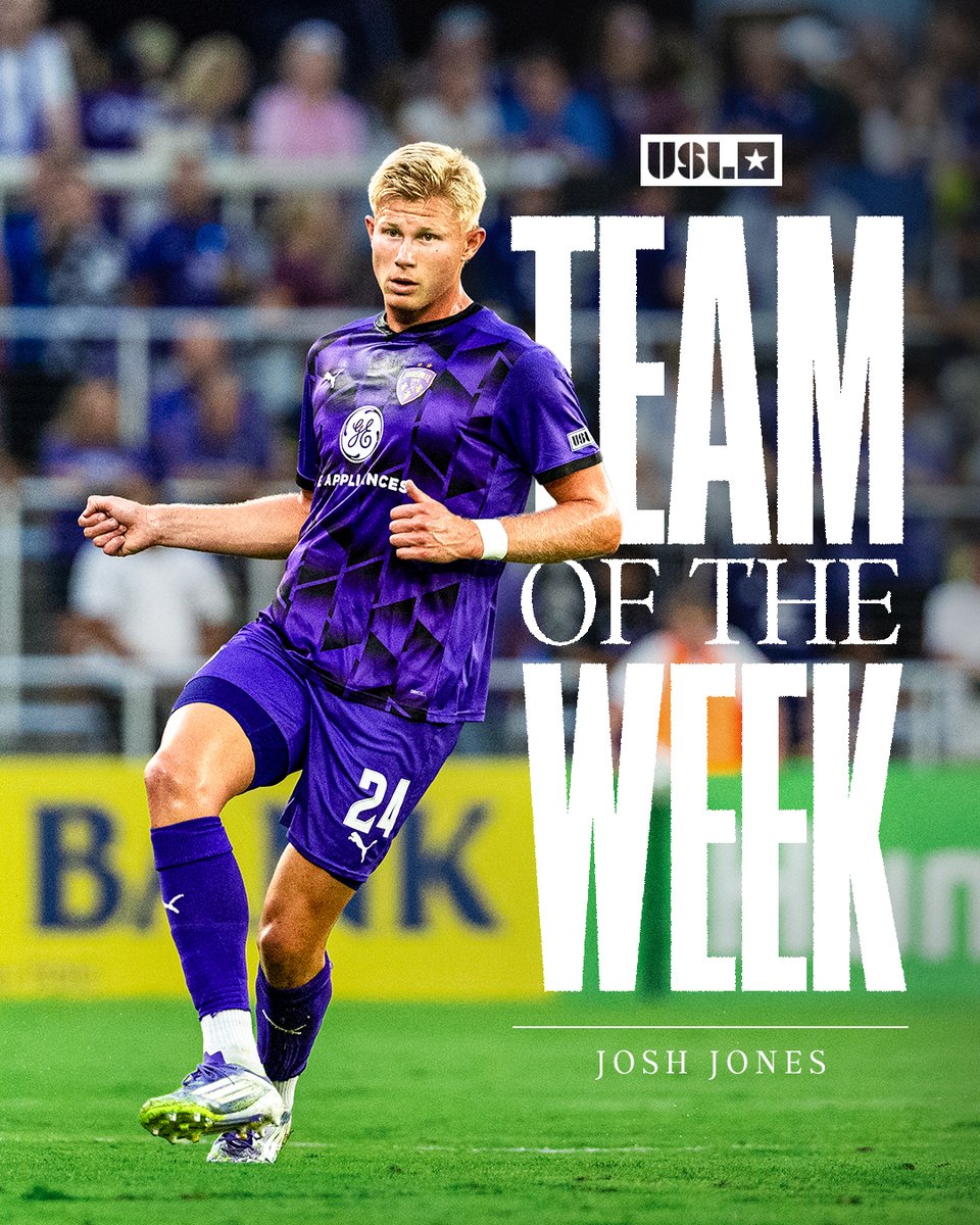 Those long throws are 𝓂𝒶𝑔𝒾𝒸𝒶𝓁 🪄

Defender <a href="/joshjones023/">Josh Jones</a> has been named to the <a href="/USLChampionship/">USL Championship</a> Team of the Week! 👏