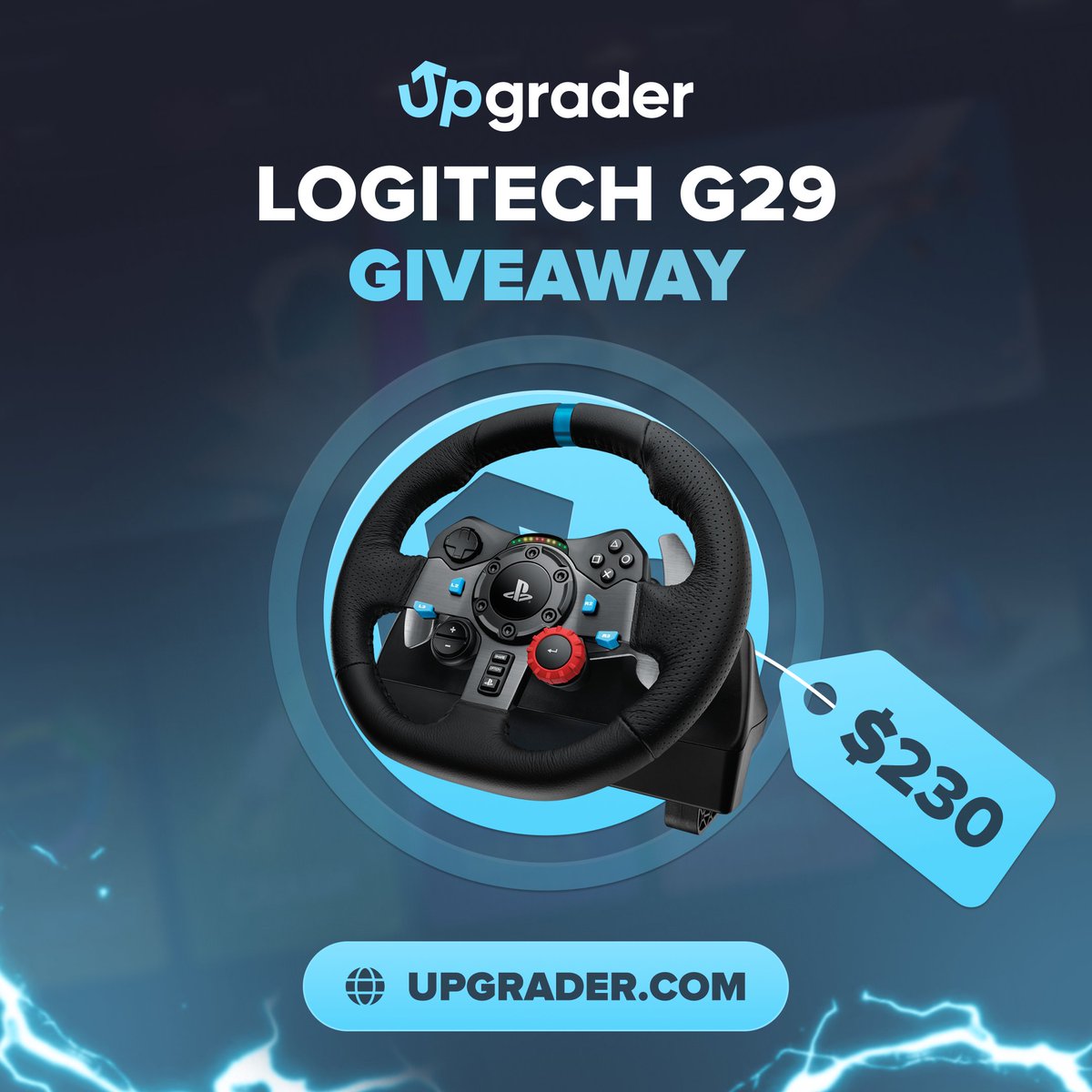 Upgrader.com (@upgradercom) on Twitter photo ($230) Logitech G29 giveaway!
To enter you must:
✅ Follow <a href="/Upgradercom/">Upgrader.com</a>
✅ Retweet and tag 1 friend
Good luck to everyone, giveaway ends in 15 days! ($230) Logitech G29 giveaway!
To enter you must:
✅ Follow <a href="/Upgradercom/">Upgrader.com</a>
✅ Retweet and tag 1 friend
Good luck to everyone, giveaway ends in 15 days!