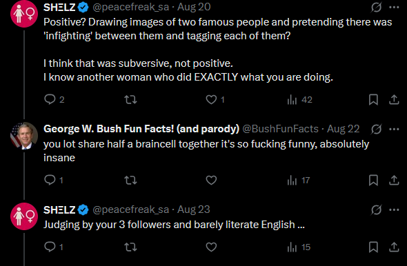 George W. Bush Fun Facts! (and parody) tweet media