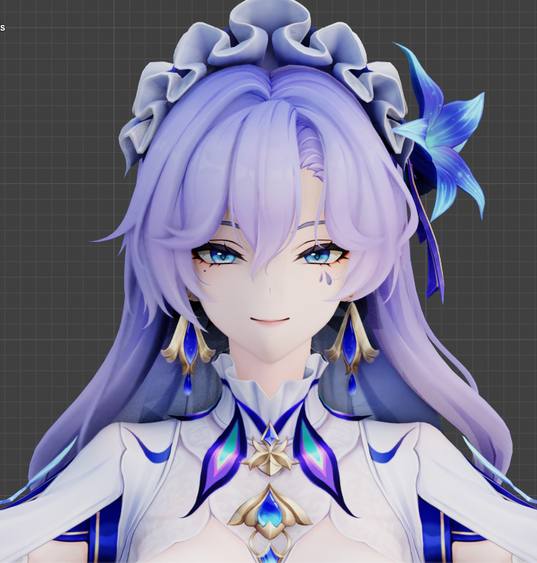 BabyC3D's tweet photo. I was asked to make a blender model of her. https://t.co/DrEmZFdu06